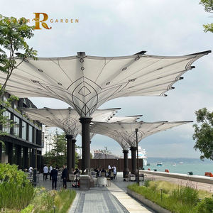 Auvent extérieur paysage debout libre spot scénique Temple zones de loisirs pare-soleil rétractable électrique grand parapluie - Product Image 2