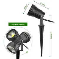 Outdoor-Hotel IP65 Wasserdichte COB-Aluminium-Bodenleuchte für Baumbeleuchtung mit 120° Abstrahlwinkel und >90 CRI