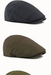 Nouveau Chapeau Casquette Plate Homme Automne Hiver en Coton Style Vintage Décontracté pour l'Extérieur - Product Image 2