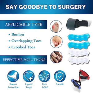 Correcteur d'oignon sans chirurgie pour femmes, lisseur de gros orteils, attelle d'oignon de nuit pour hommes, correction orthopédique - Product Image 3