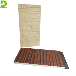 Los paneles sándwich de la espuma de la pu de 16m m revestieron el revestimiento decorativo exterior de la <span class=keywords><strong>casa</strong></span> prefabricada del - Product Image 1