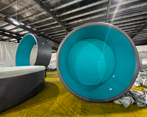 <span class=keywords><strong>Piscine</strong></span> gonflable ronde, grande <span class=keywords><strong>piscine</strong></span> hors sol pliable pour une utilisation familiale dans la cour - Product Image 5