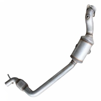 Convertisseur catalytique en acier WEISUN à montage direct 409 avec garantie d'un an pour Mustang 2.3T 2016-2019 Modèles Euro V