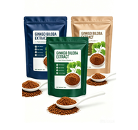 Extrait de Ginkgo Biloba Naturel en Vrac, Standard EGb 761, Qualité Alimentaire, Matière Première Végétale, Poudre pour Complément Alimentaire