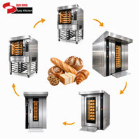 Four rotatif pour la cuisson des gâteaux, 5, 10, 15 plateaux, électrique ou à gaz, pour gâteaux éponge, cheesecakes, muffins, cupcakes, équipement de boulangerie commercial