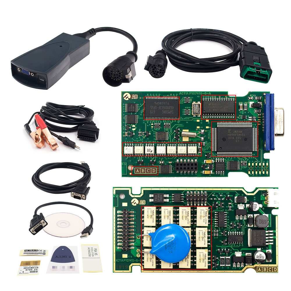 Диагностический сканер Golden Lexia 3 PP2000 Diagbox V7.83, для Peugeot, Citroen, lexia3, полный чип 921815C