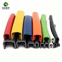 Bande de finition en caoutchouc PVC en forme de U, multicolore, flexible, pour joint de soudure à pince, pour automobile et bordure d'armoires