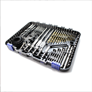 Jeu de 100 tarauds et filières WKC pour projets de bricolage, métrique et standard, en acier HSS, outils de perçage pour bois, noir Wkc-tr-100 100 - Product Image 2