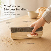 Brosse de nettoyage industrielle CHOPAND, personnalisable, robuste et durable, en poils naturels ou en polyester