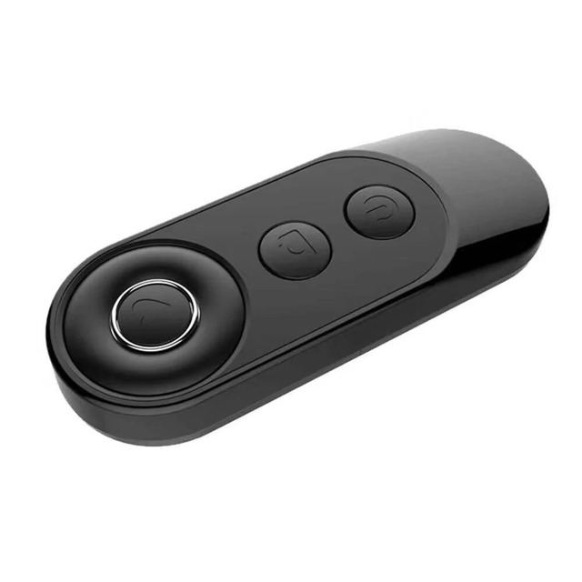 BT-compatible Remote Control Button Wireless Controller Mobile Phone Selfie Camera Shutter