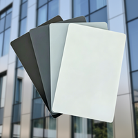 Panneau composite en aluminium A2 de 4 mm 22*22, finition PVDF, résistant à la corrosion, durable, surface colorée, fabrication facile, revêtement