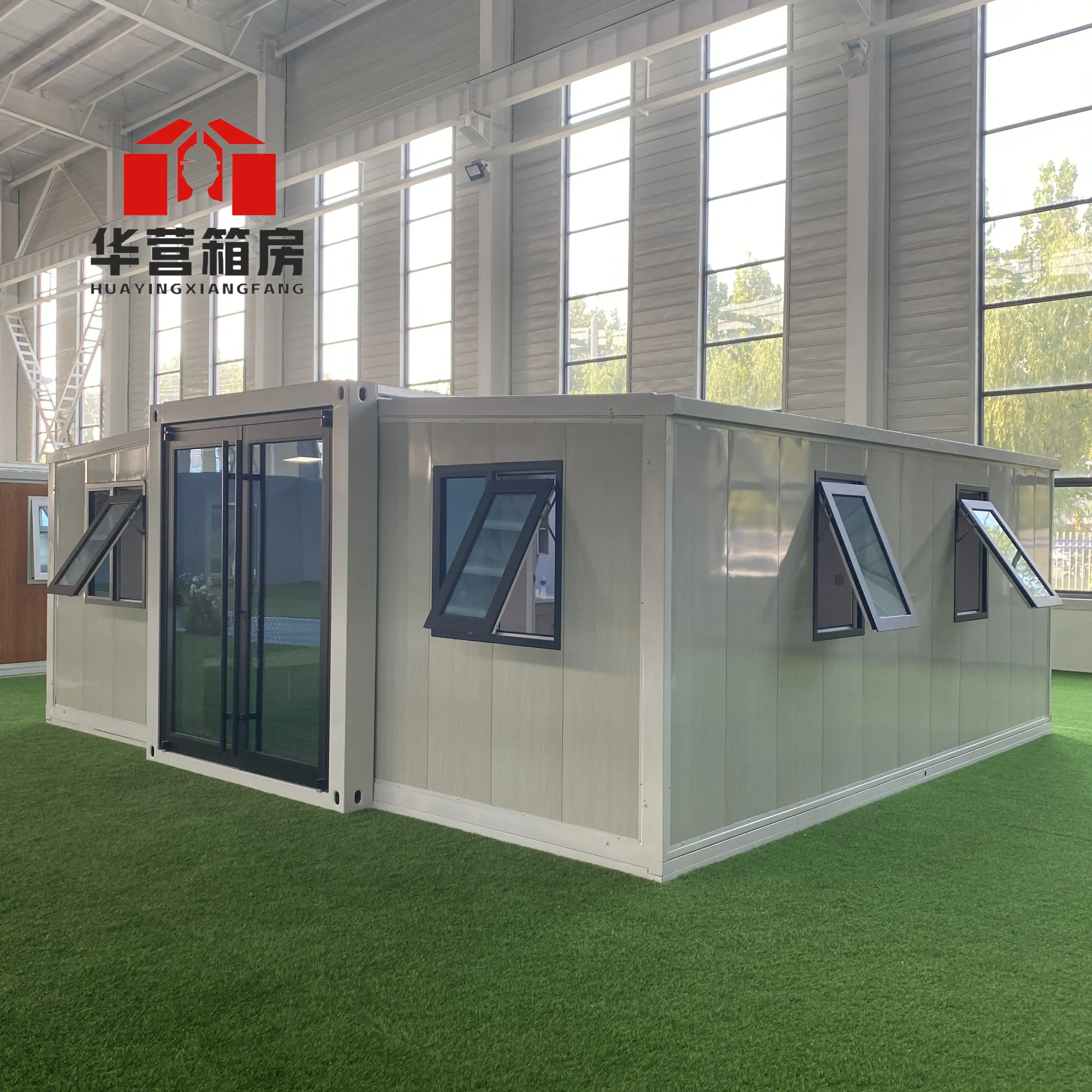 Gấp di động mở rộng hàng hóa container nhà thép mở rộng có thể gập lại nhà nhỏ nhà mở rộng container nhà