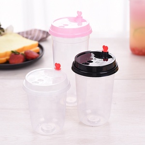700Ml Cốc Hình Chữ U Dùng Một Lần In Logo Tùy Chỉnh Cốc Trà Nhựa PP Mới Cho Đồ Uống Lạnh Và Trà Sữa - Product Image 1