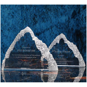 Shining 2024 Crystal trofeo montaña iceberg Premio sobresaliente elogio del personal premio honorario competencia anual - Product Image 2