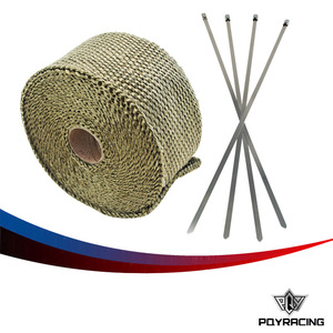 Cinta de aislamiento de fibra de vidrio de 2 pulgadas x 5 metros para protección térmica de tubos de escape de automóviles - Product Image 5