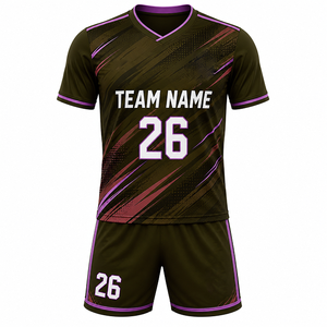 Tenue de football respirante avec noms et numéros d'équipe personnalisés et impression haute définition - Product Image 3