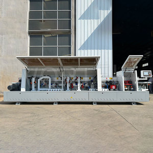 Machine à chantourner CNC multifonction entièrement automatique PME368 pour collage et raclage de portes en bois MDF, double refonceuse 0,4-3 mm - Product Image 1