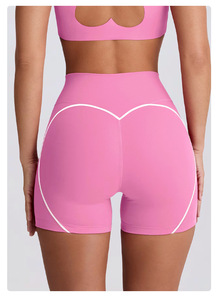 GCWAVE Peach hip pantalon de yoga serré sans couture pour le contrôle du ventre pantalon de course à pied sport pantalon de fitness à séchage rapide short trois-quarts - Product Image 4