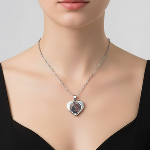 Mặt dây chuyền hình trái tim cảm biến nhiệt, hình ảnh nhiệt, thời trang thể thao, có chức năng sưởi ấm, đạt chuẩn CE - Product Image 1