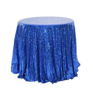 Premium Fancy Glitter Square <strong>Table</strong> Linen <strong>Cloth</strong> Covers 120" Big Payette Champagne <strong>Large</strong> Sequin Wedding Party <strong>Round</strong> Tablecloth - Product Image 1
