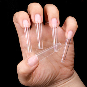 TSZS <span class=keywords><strong>2023</strong></span> Offre Spéciale 500 pièces/boîte demi-couverture <span class=keywords><strong>ongles</strong></span> conseils C courbe carré <span class=keywords><strong>ongles</strong></span> conseils XXL long français acrylique <span class=keywords><strong>faux</strong></span> <span class=keywords><strong>ongles</strong></span> - Product Image 3