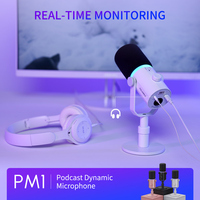 Micrófono Dinámico Profesional FEELWORLD PM1 XLR/USB para Grabación, Juegos, Transmisión en Vivo, Pedidos al por Mayor Directos de Fábrica B2B