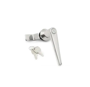 Serrure de coffret électrique antivol durable SSR-1 avec finition zinguée et déverrouillage par clé pour porte de boîtier de distribution - Product Image 4