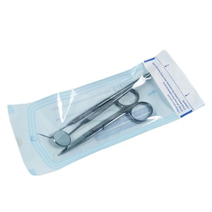 Busta Autosigillante Monouso per Sterilizzazione Dentale, Pellicola Rinforzata Certificata CE, Materiale PE PET Carta, Medcolor Blu - Product Image 2