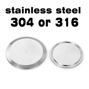 CNJS RTS生理用ステンレス鋼304 316L 50.5パイプクイックブラインドプレート - Product Image 2