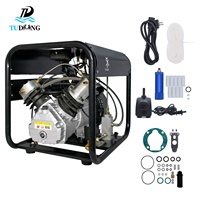 Compresseur d'air pour plongée sous-marine TUDIVING haute pression 50L/min, dégonflage automatique, 4500psi 30mpa, refroidissement rapide par ventilateur, 30Mpa