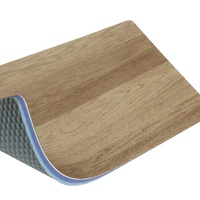 Revêtement de sol sportif en PVC écologique personnalisé pour terrains de basketball intérieurs, matériau en vinyle pour applications de gymnase, composé de plastique