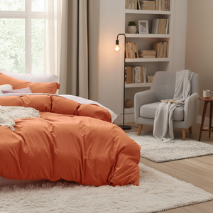 Fluffy 100% Cotton Duvet <b>Set</b> 400TC Eco-Friendly Modern Home Bedding Luxury Pillow Covers Customized Size <b>Comforter</b> <b>Set</b> - Product Image 3