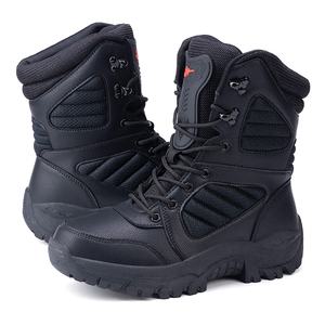 Bottes tactiques de combat légères et souples pour hommes, personnalisées, pour l'automne et le printemps, antidérapantes, confortables, pour la randonnée en plein air, imperméables, TPR - Product Image 1