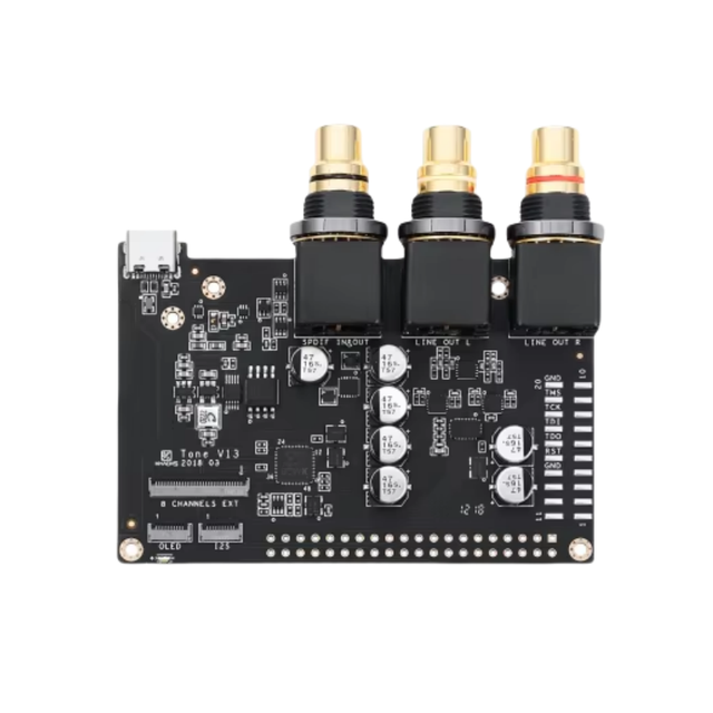 In Chip 32-bit ES9038Q2M XMOS XU208 External Sound Card with S/PDIF Input Khadas Tone Board and Case Hi-Res Audio USB DAC Based