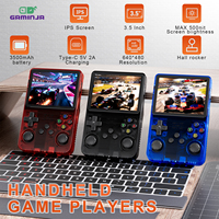 GAMINJA Nouvelle console de jeu portable rétro R36S Mini Arcade avec écran HD IPS de 3,5 pouces, port OTG, console de jeu open source Lunix