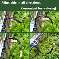 Free Bend Garden Water 20cm 30cm 8mm Kit de buses d'atomisation Buses de brouillard pour patio extérieur