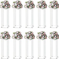 Vases de support de fleurs en acrylique transparent, 2 pièces, centres de table et décorations de table pour mariage
