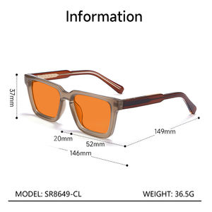 באיכות גבוהה רטרו ציפוי סרט עדשות צהוב כתומים tr90 מרובע מסגרת העין unisex אנטי כחול אור חוסם משקפיים - Product Image 3