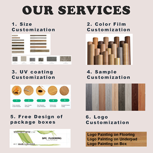 Đá Gạch Nhựa Nhà Máy Giá Chống Xước Sâu Nổi Mô Hình Bạch Dương 4Mm 5.5Mm 6Mm 7.5Mm SPC Sàn Cho Các Trường Học - Product Image 6