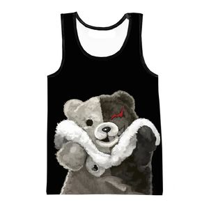 ¡Novedad de 2025! Camiseta sin mangas con estampado Digital 3D de <span class=keywords><strong>Danganronpa</strong></span> para hombre, camisetas sin mangas con gráficos estampados personalizados en 3D - Product Image 4