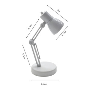 ZFP LED โคมไฟตั้งโต๊ะขนาดเล็ก 1W-10W แสงอุ่นเป็นมิตรกับดวงตาโคมไฟอ่านหนังสือแบบพกพาไฟกลางคืนแบบพับได้ - Product Image 3