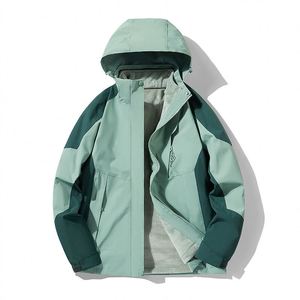 Chaqueta Storm tres en uno Logotipo personalizado High-end Plus Fleece Two Coats Ropa de trabajo de Montañismo al aire libre - Product Image 1