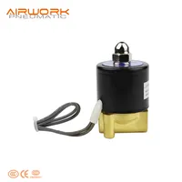 Électrovanne à eau pneumatique en laiton, série 2W 12v 220 v 24 v dc, contrôle électrique bon marché
