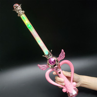 Bâton lumineux LED en forme de cœur pour la Saint-Valentin, baguette magique ciel étoilé, jouets lumineux pour enfants avec boîte cadeau