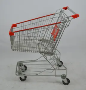 80L jeton pièce porte-clés roue chariots à main shopping chariots de supermarché