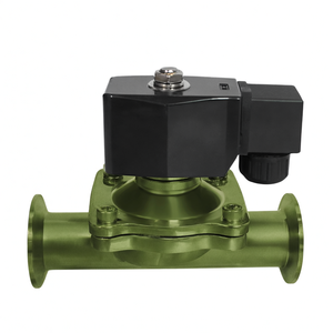 Vanne solénoïde électrique en acier inoxydable de qualité alimentaire COVNA, 240 volts, à pince tri-clamp, avec une durée de vie de 90 jours - Product Image 5