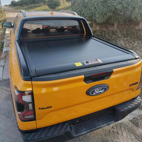 Cubierta enrollable para caja de camioneta para Maverick Titan Frontier Peugeot Landtrek JEEP Benz X250 X350 Amber 2363 Gladiator
