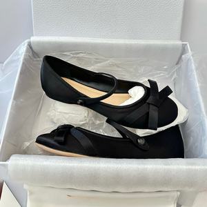 Zapatos Planos de Diseño de Alta Calidad para Mujer, Negros, Elegantes, con Punta Cerrada, Amortiguación, a la Moda - Product Image 3