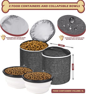 Mochila portátil ajustable para mascotas, tela Oxford, diseño de partición impermeable, embalaje de viaje multifuncional, lleva mascotas - Product Image 5