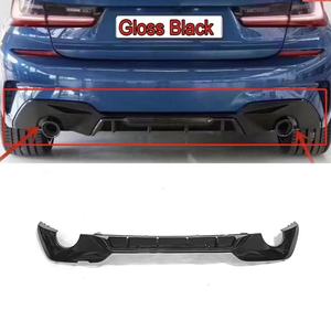 Bmw Rear Bumper Lip Gloss Black PP Material For 2019-2022 3 Series G20 Mp <b>Model</b> - Product Image 1